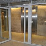 Алюминиевая дверь 600×2200 мм. GFTD34206
